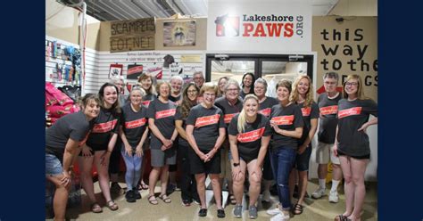 Lakeshore paws - Lakeshore PAWS is with Jane Lloyd and 3 others. September 28, 2017 ·. Big thanks! Thanks to Dr. A.J. Pampalone and Northwest Indiana Nephrology for supporting Lakeshore PAWS in so many ways, including sponsoring our annual Pup Crawl event and the generous $1,000 donation this year. And if that isn't enough, he adopted a dog from us! …